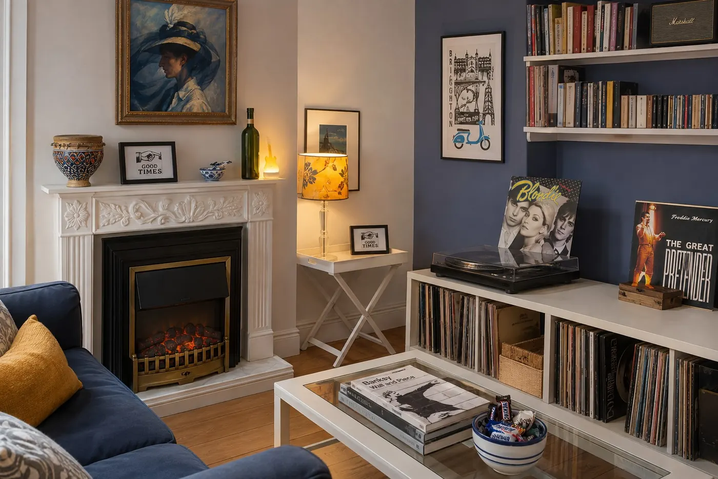 Living room at The Seaside Retreat in Hove
